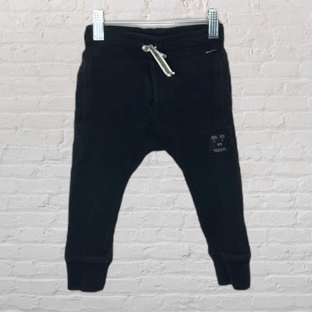 Munster Patched Waffle Joggers